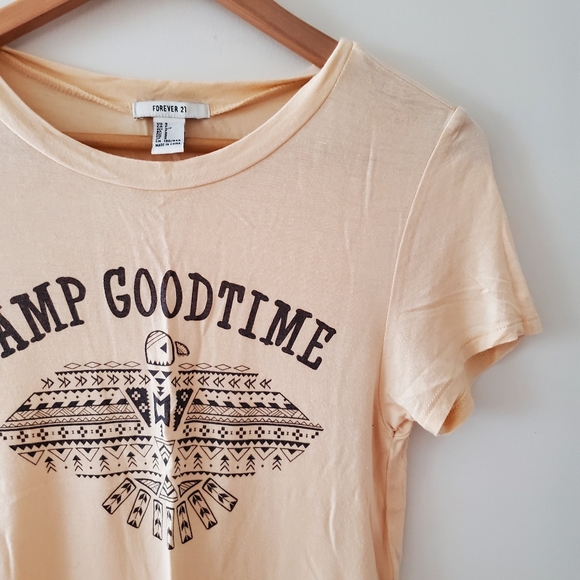 Forever21 baby yellow graphic t shirt small - Picture 5 of 6